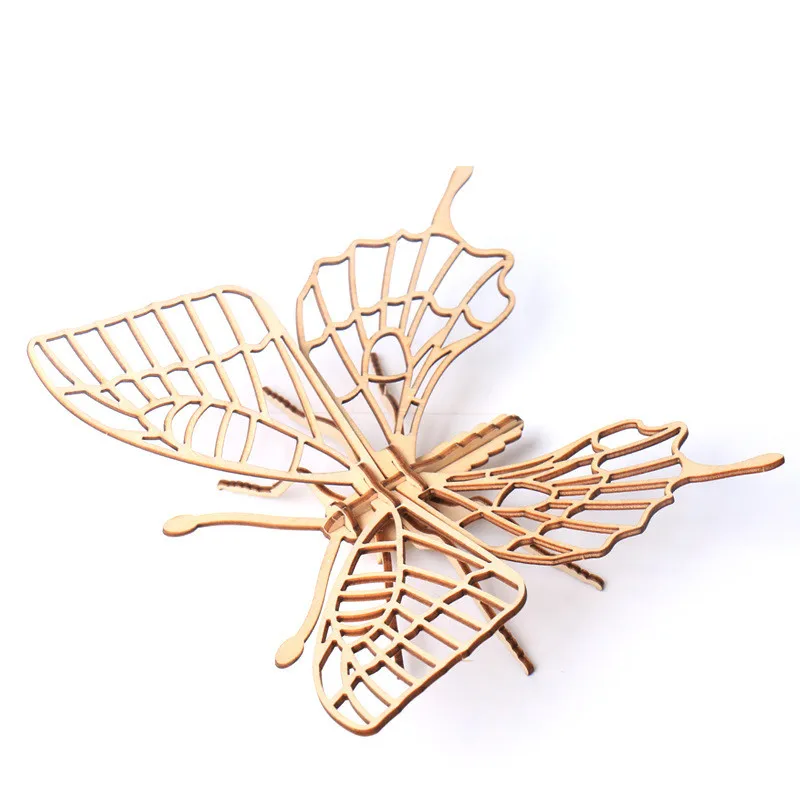 Baby Toy Montessori 3D Puzzle DIY Jigsaw Board Wooden Puzzle Insect Animal Handmade Educational Assembly Toy Gift for Children