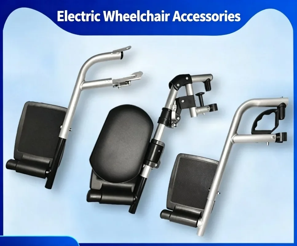 Universal Cross Footrest Foot Plate Replacement Pedal Spare Parts For Electric Wheelchair Handicap Mobility Wheelchair