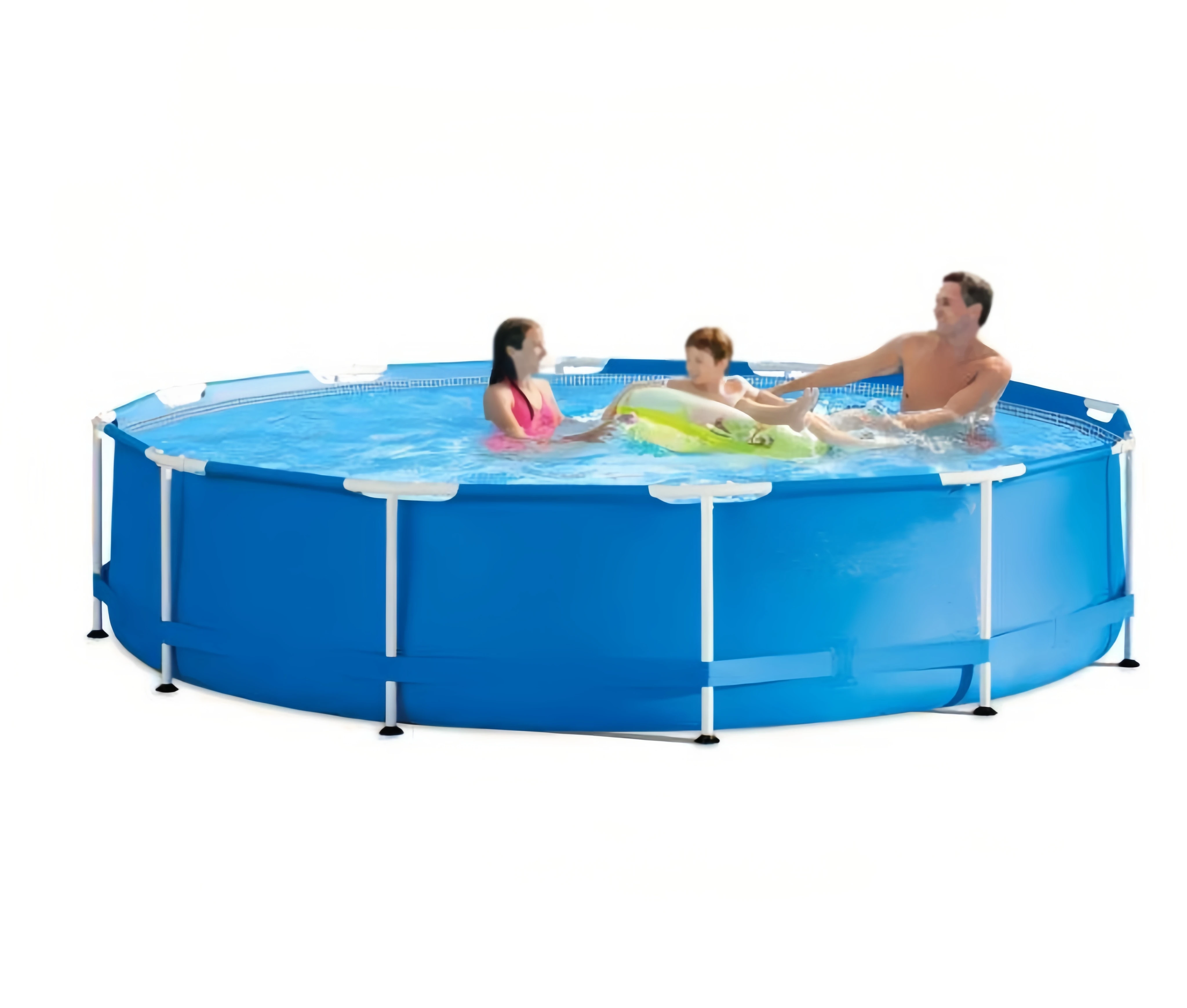 Family Garden Summer Water Swimming Pool Metal Frame Above Ground Inflatable Swimming Pool With Filter Pump