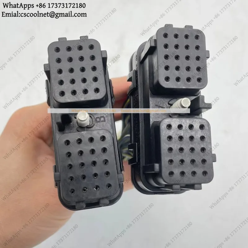 JS02 40-Pin Waterproof Connector DRC26-40SA DRC26-40SB For R220LC-9S Excavator Controller