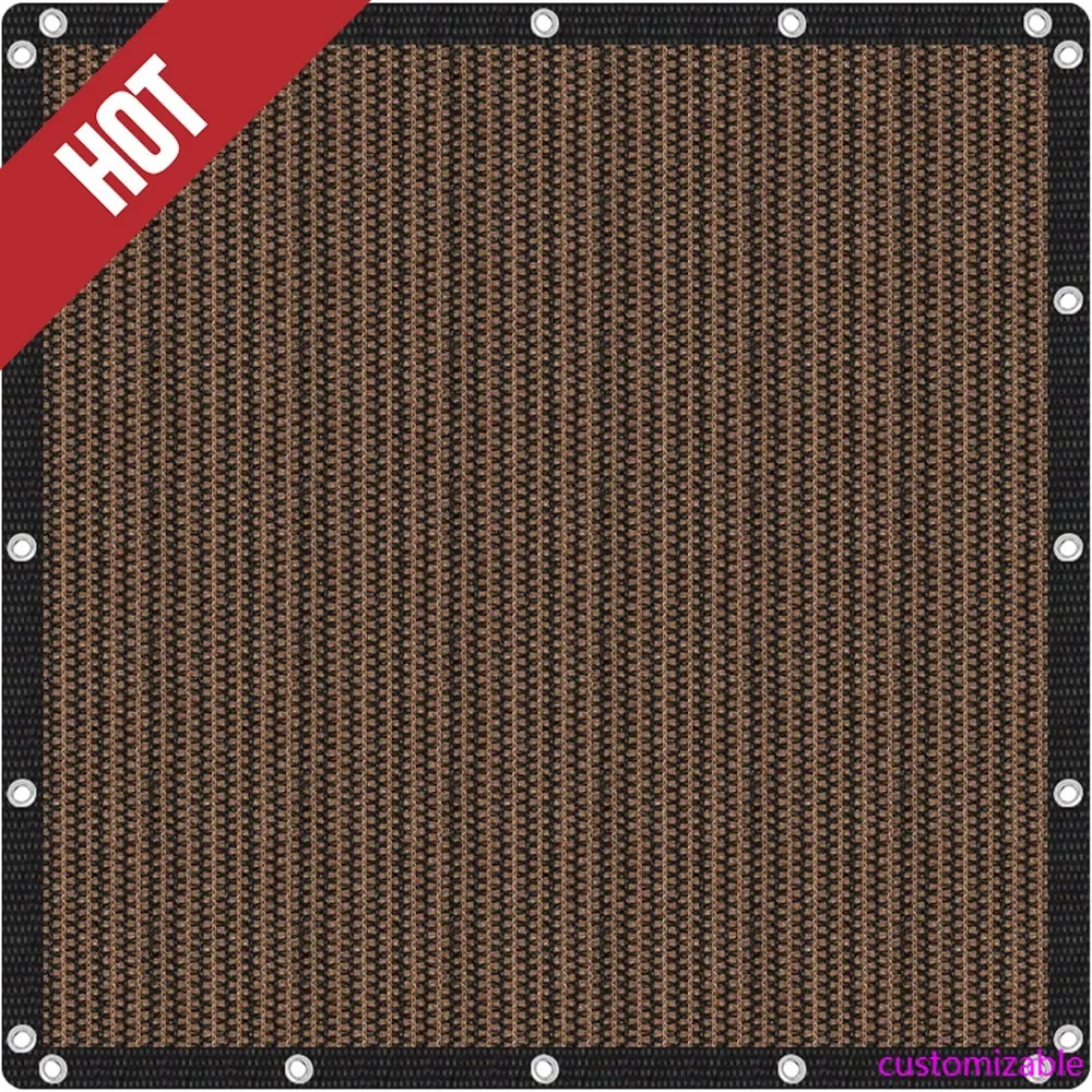 

New Product-Shade Fabric Sun Shade Cloth With Every 2 FT Grommets For Patio Garden Pergola Cover Canopy 9x13 FT, Mocha