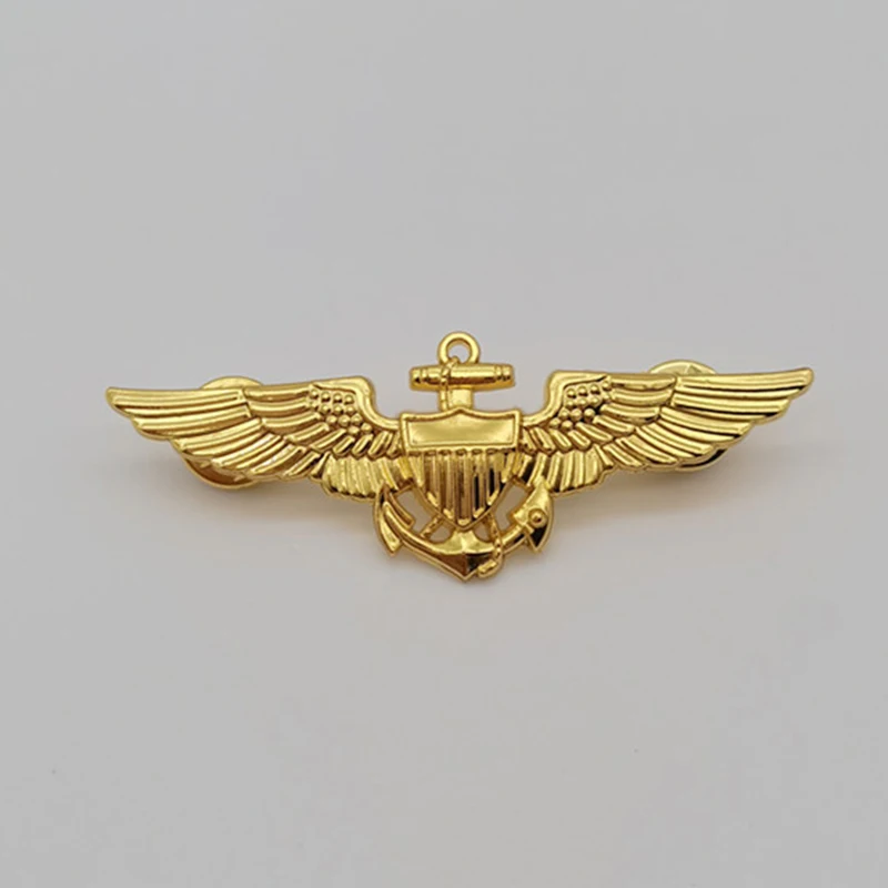 US Navy-Marines Pilot Aviator Metal Wings Pin Badge Brooch Military