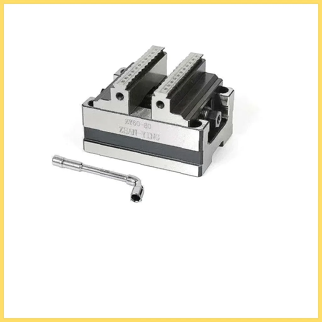 5-Axis CNC Self-Centering Vise L26/8-55L, EDM Copper Electrode Fixture for Precision Mechanical Parts