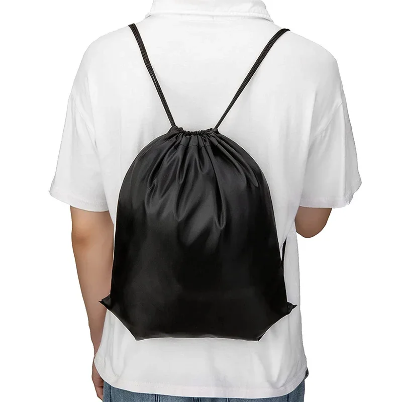 Borse zaino con coulisse Sacco cinch con cordino Zaino sportivo da palestra fai-da-te per ragazzi ragazze donne uomini