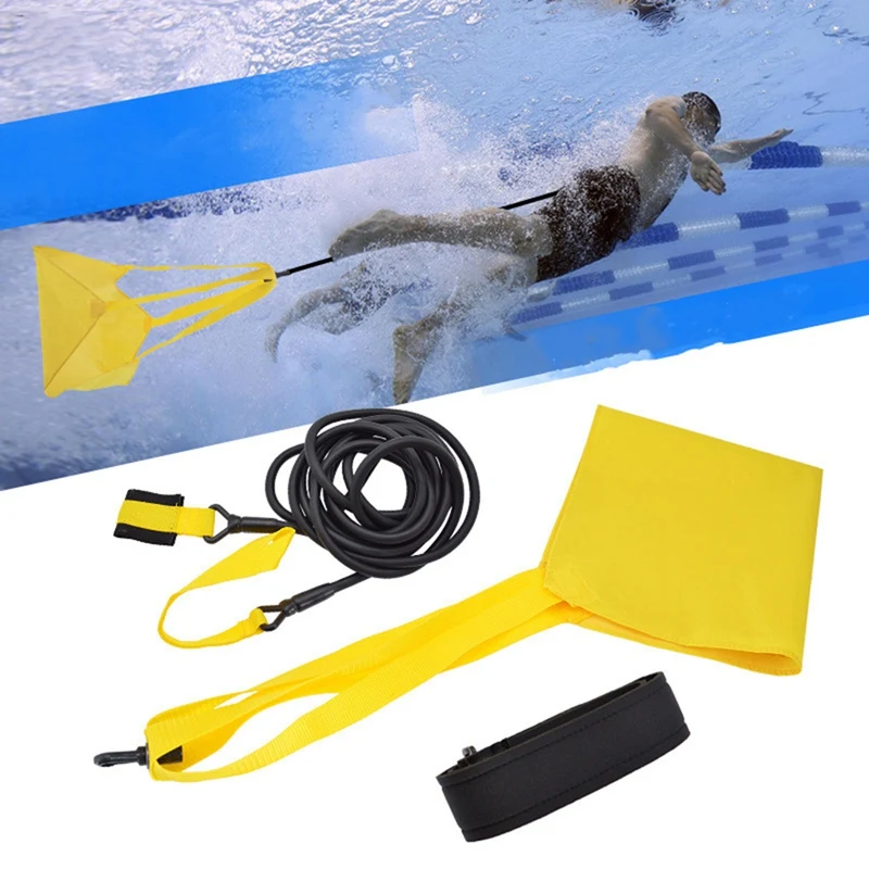 Swim Training Belts Swim Bungee Cords Resistance Bands Swim Tether Stationary Swimming,Swim Harness Static Swimming Belt