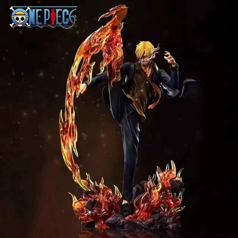 Manga One Piece Sanji Figures 30cm PVC GK Statue Action Figures Collection Ornament Model Toys Figurine Children Christmas Gifts