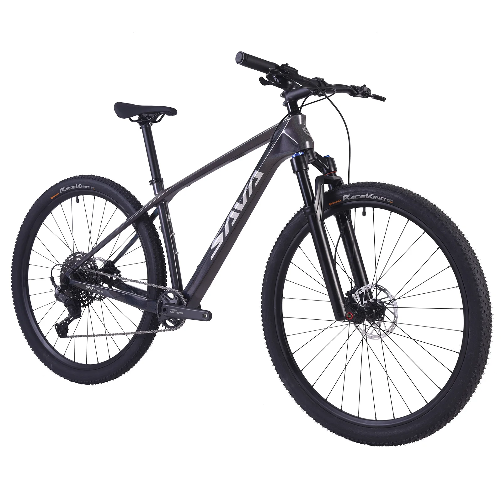 SAVA-Mountainbike-Kohle faser rahmen, ausgestattet mit Shimanos neuesten CUES, 11-Gang-System, 29 