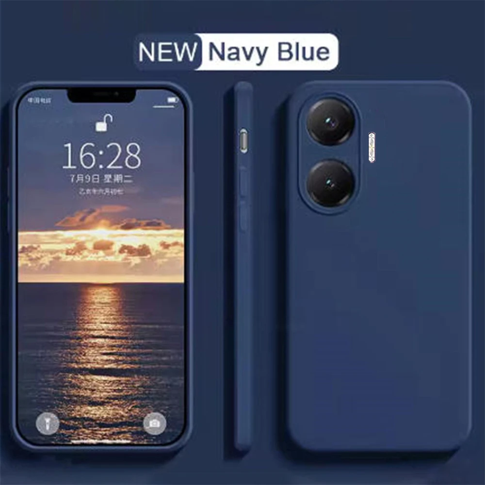 Für Xiaomi Poco F7 POCO F 7 Weiche TPU-Hülle Linsenschutz Weiche Basis-Rückabdeckung Poco F7 Flüssiges Silikon Stoßfeste Handyhülle