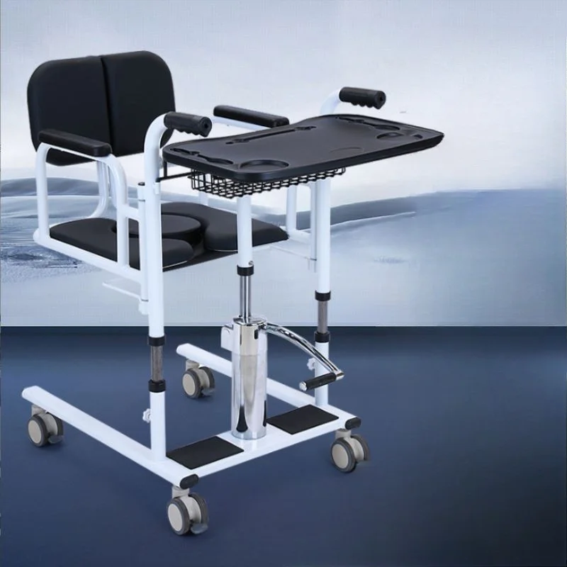 Assist Devices Senior Chairs Adjustable Heights Free Assembly Senior Chairs Stand Assist Rail Durable Wheelchair Home Use