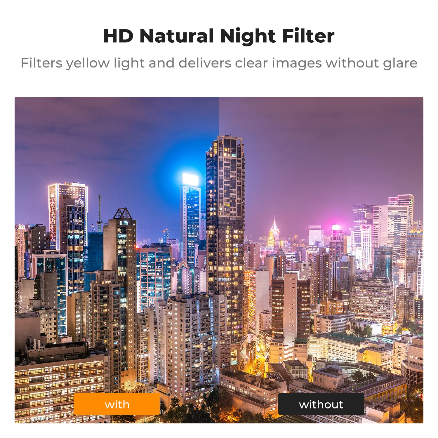 K&F مفهوم المغناطيسي واضح الطبيعي ليلة تصفية ضوء التلوث الحد من تصفية ل DJI Pocket 3 ل Night City Sky / لقطات النجوم