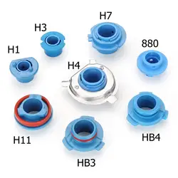 2Pcs LED Headlight Lamp Bulb Base Adapter Sockets Retainer Holder 880 HB4  HB3 Адаптер Ламп Для Светодиодных Фар