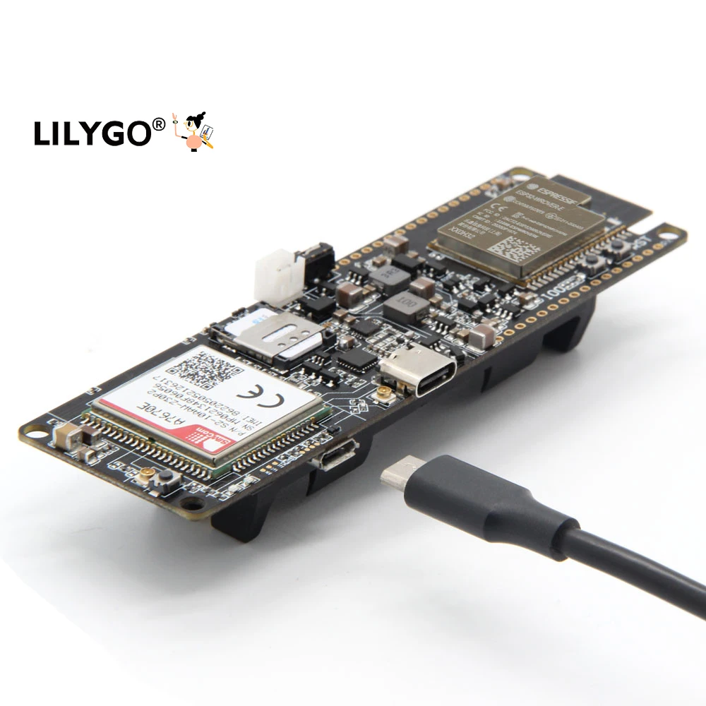 LILYGO TTGO T-A7670G/E/SA R2 ESP32 4G LTE CAT1 SIM Module TF Card Programming IOT Terminal Development Board