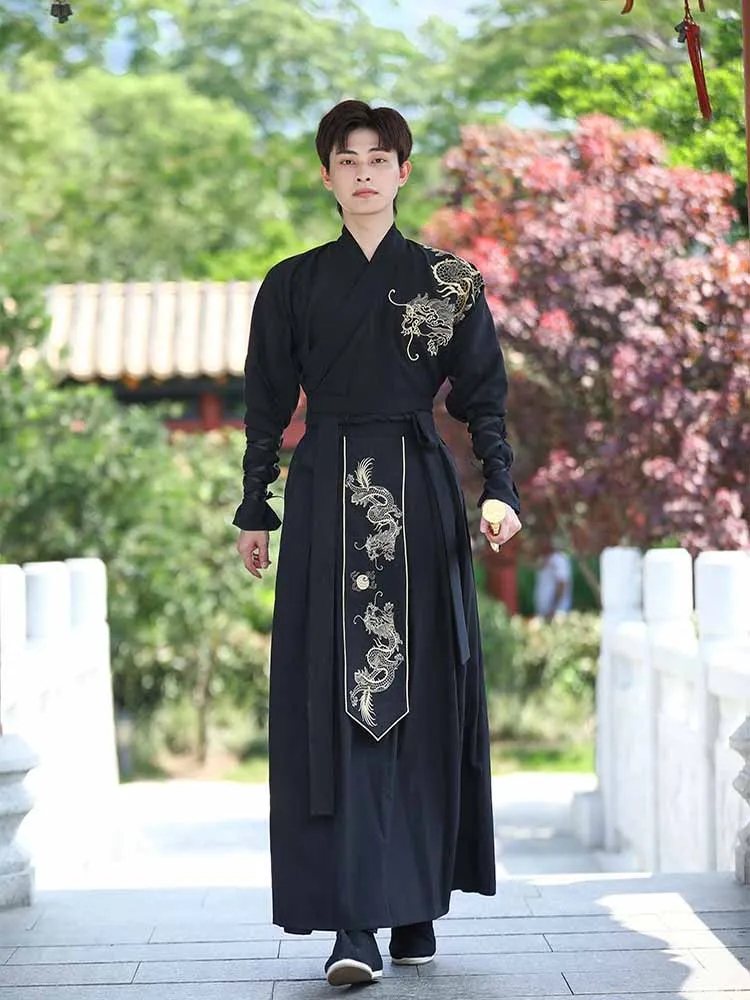 hanfu-chino-para-hombre-trajes-hanfu-vintage-bordados-disfraz-de-carnaval-de-halloween-para-hombre-falda-de-camisa-negra-traje-hanfu-de-talla-grande