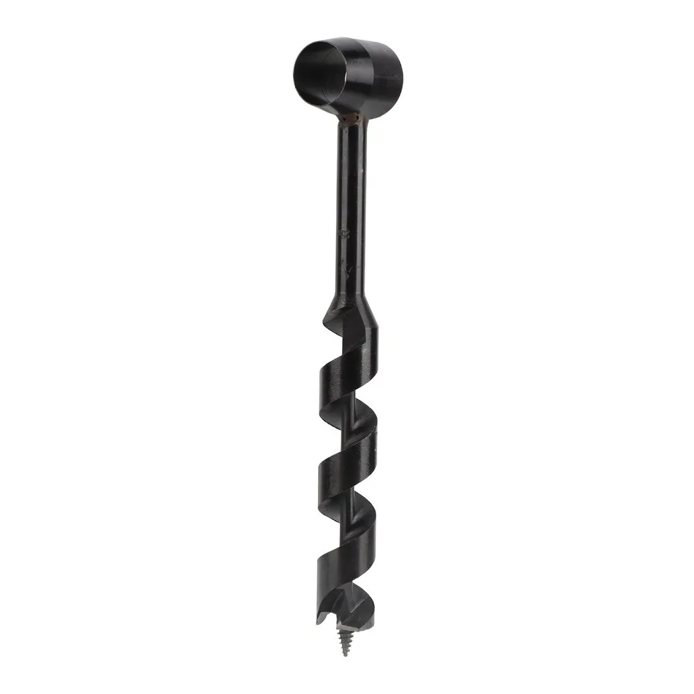 Black Color Manual Auger Drill Light Weight High Hardness Hand Auger Drill 10-230mm Portable Design Wood Auger Drill Bit