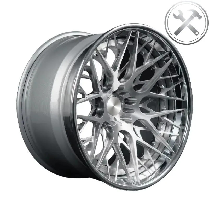 

Two-piece Custom Forged Aluminum Alloy Multi-spoke Personalized Passenger Car Universal Refit Wheel Rims