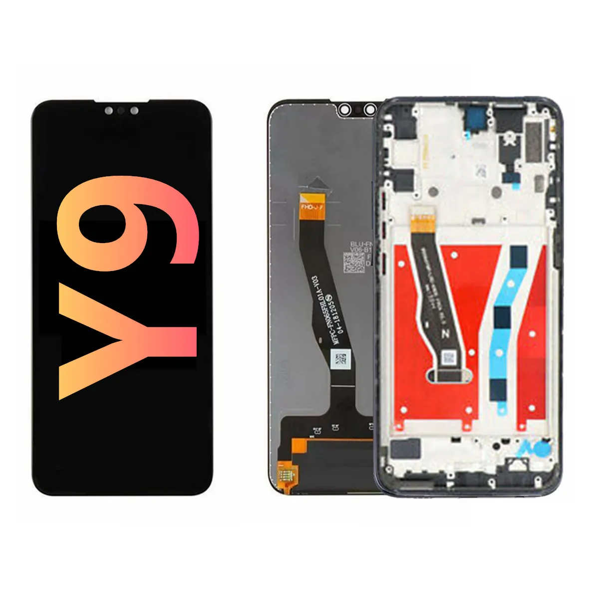 

LCD 6.5" Display Touch Screen Digitizer Replace for Y9 Prime 2019 For Huawei P Smart Z STK-LX1 10 for Honor 9X (Global)