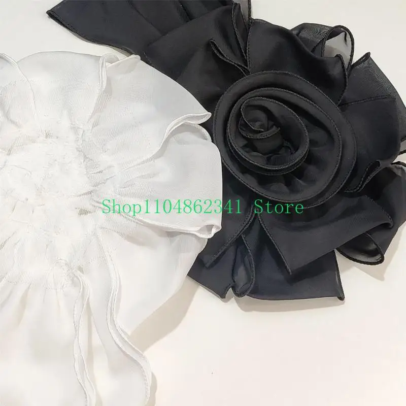 

5asd Luxurious Flower Applique Versatiles Flower Decoration Dress Embellishment for Special Event