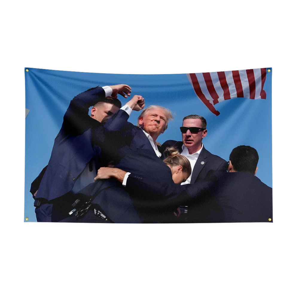 Trump 2024 Flag Donald Trump Flag Keep America Great Donald Banner Tapestry Poster