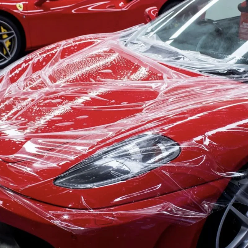 Hoogglans TPU autolakbeschermingsfilm PPF doorzichtige beha krasbestendige omslag