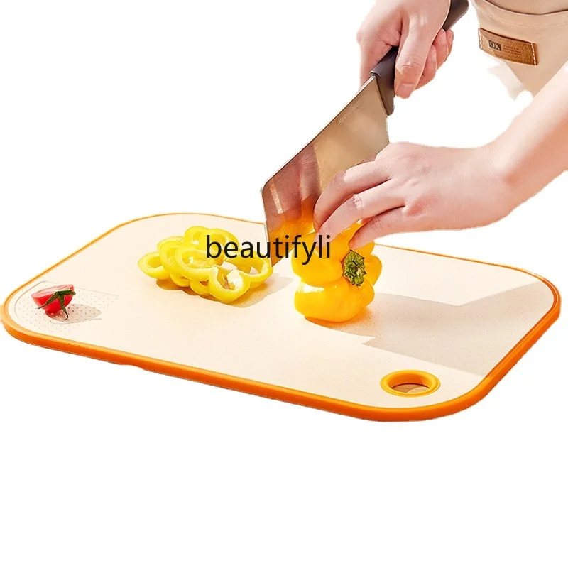 

yj Cutting Board Household Antibacterial and Mildewproof Cutting Board Cutting Board Plastic Cutting Board