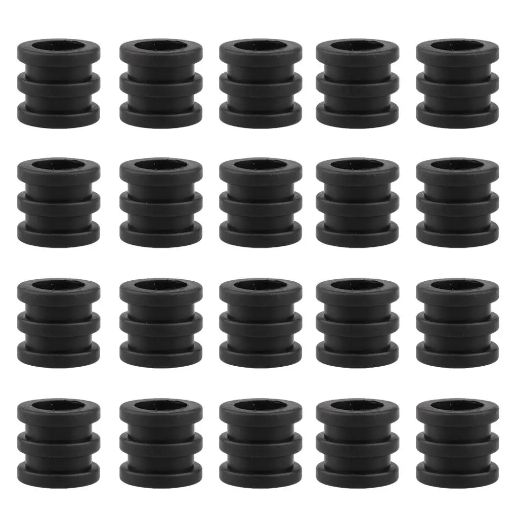 20 Pieces 16mm Foosball Rod Bumper Buffer for Standard Fussball Table Soccer