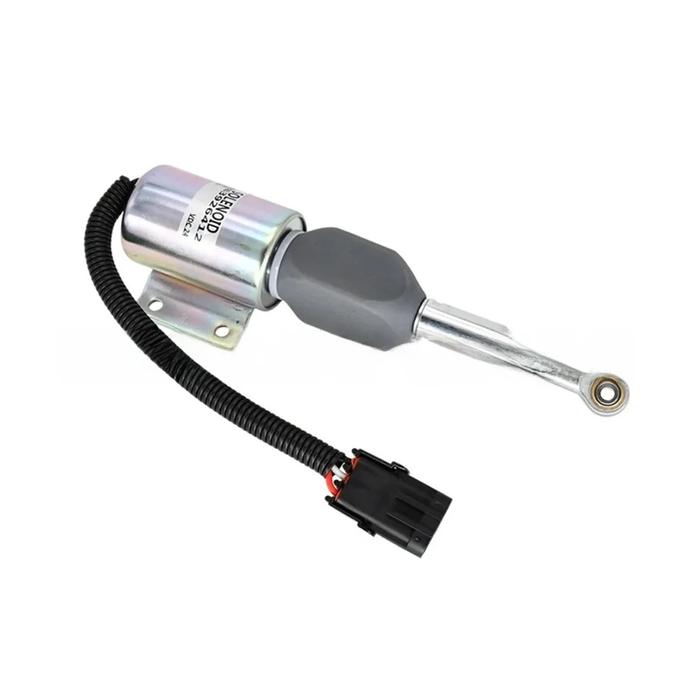 12V 24V Engine Shut Solenoid Valve SA4257 3926411 3926412 Replacement Part For Cummins Diesel Fuel Stop Control Device