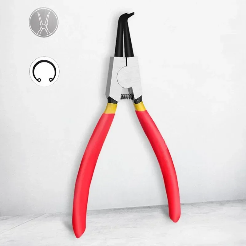 7 Inches Circlip Pliers Set Snap Ring Pliers Retaining Crimping Pincers Spring Installation And Removal Hand Tool Alicates