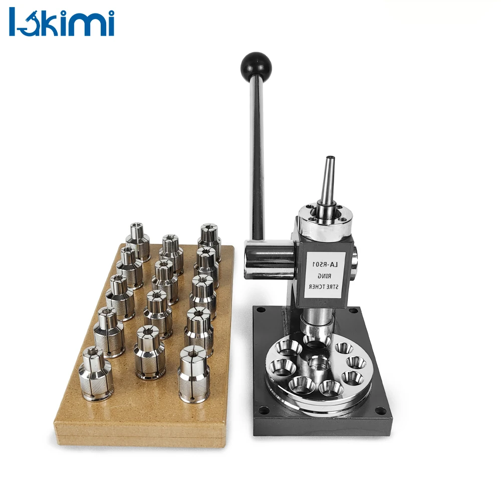 

Jewelry Metal Ring Size Adjustable Machine Ring Stretching and Reducing Tools Complete Set DIY Gold Silver Mould LA-RS01