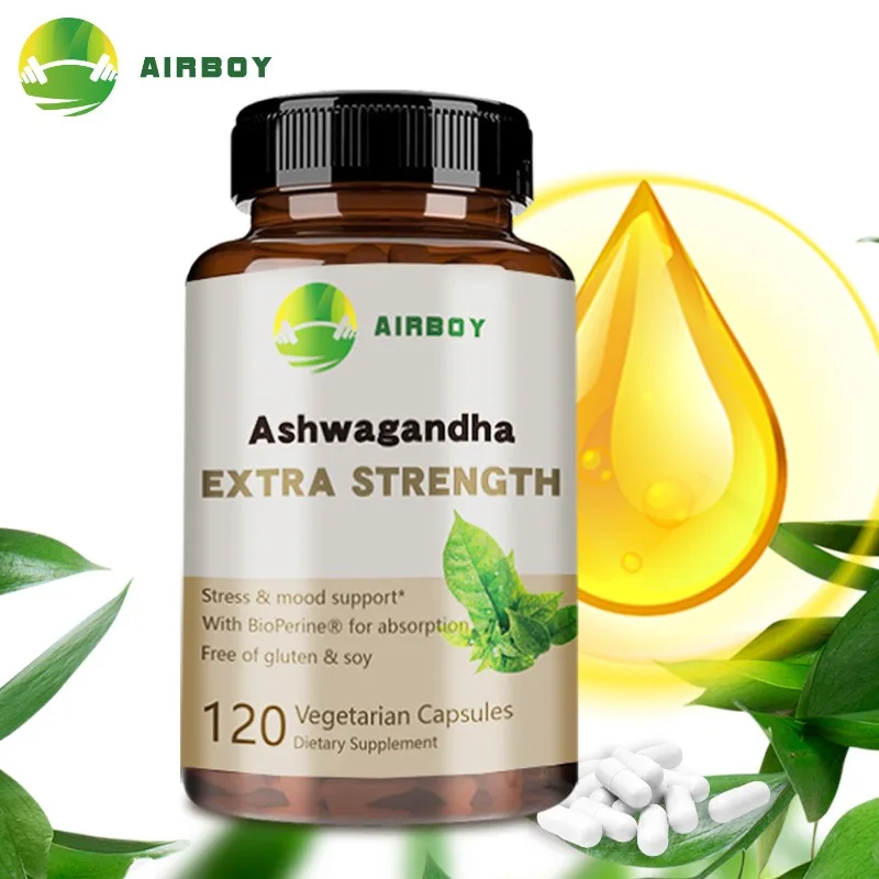 

Organic Ashwagandha To Boost Energy, Strength, Endurance, and Help Reduce Anxiety and Stress for Men and Women