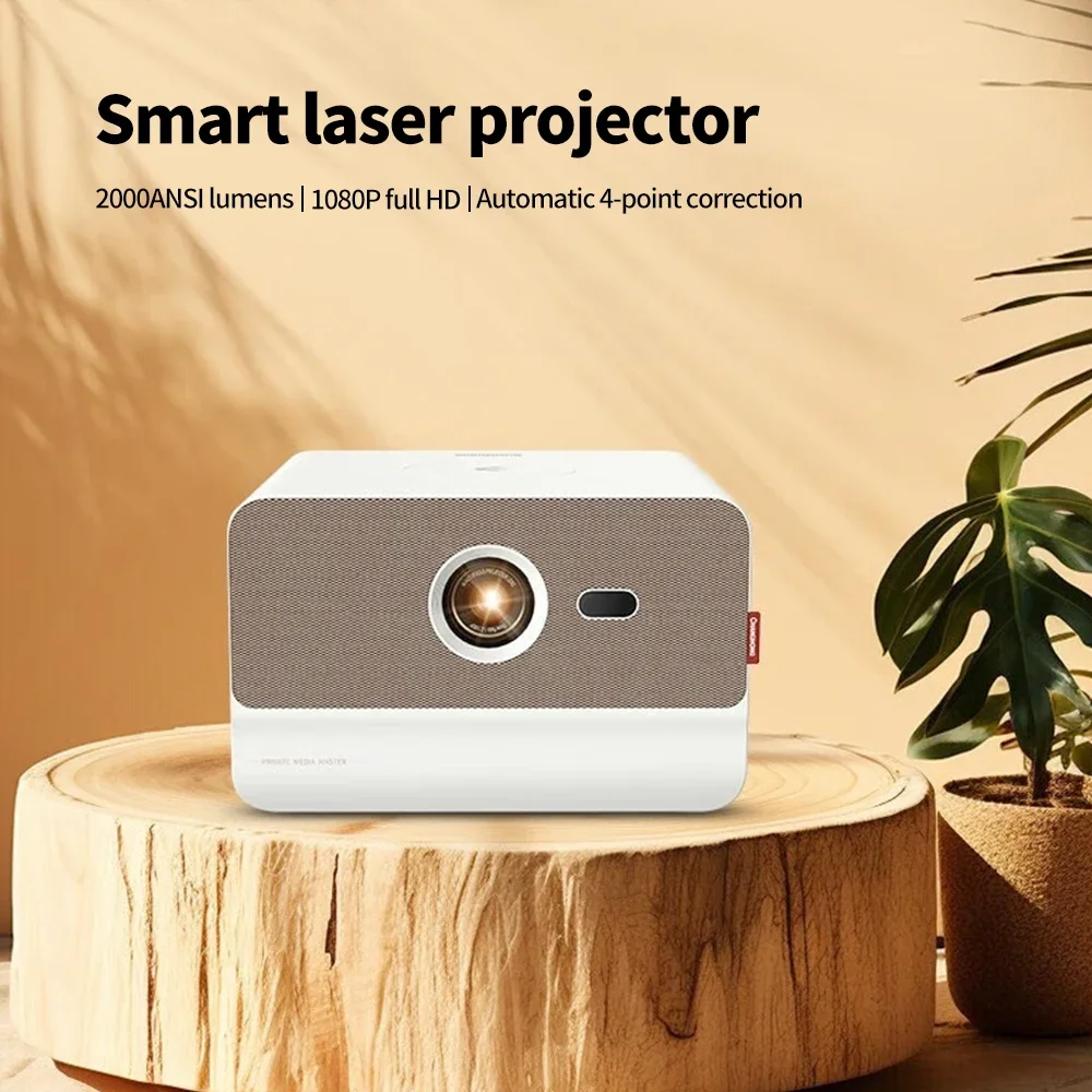 YDH-Q3H Plus 4K Projector 1080P 2000 Lumens Keystone Correction AI Smart Voice Remote Control BT5.0 Indoor Portable Projector 4K