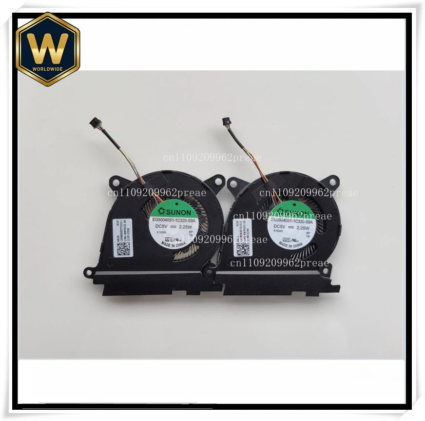 

S For ASUS Lingyao X Dual Screen UX482E UX482EA EG UX4100EAR: New Original Laptop Cooling Fan (CPU+GPU)