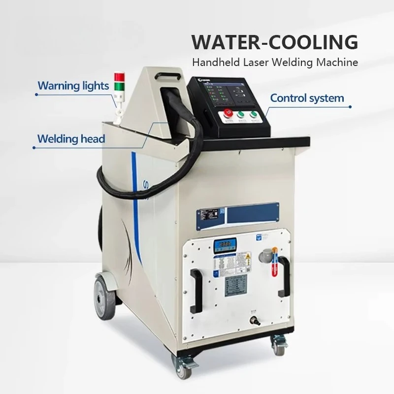 Handheld 3 In 1 Fiber Laser Welder Easy Mode Switch For Welding Rust Removal Cutting Various Metal Construction Repair Machinery