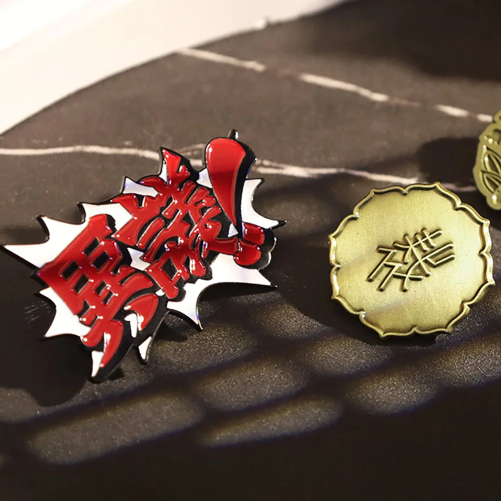 Metal Badge Inspector Lawyer Lapel Decoration Badge Alloy Decoration,Game Ace Attorneys Cosplay  Badge