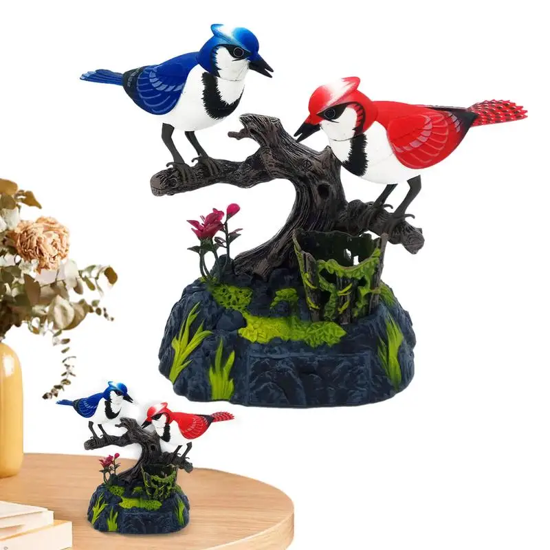 1 exquisite simulated statue bird decorationsmall bird decorationcreative decoration with vivid small bird statue home desktop
