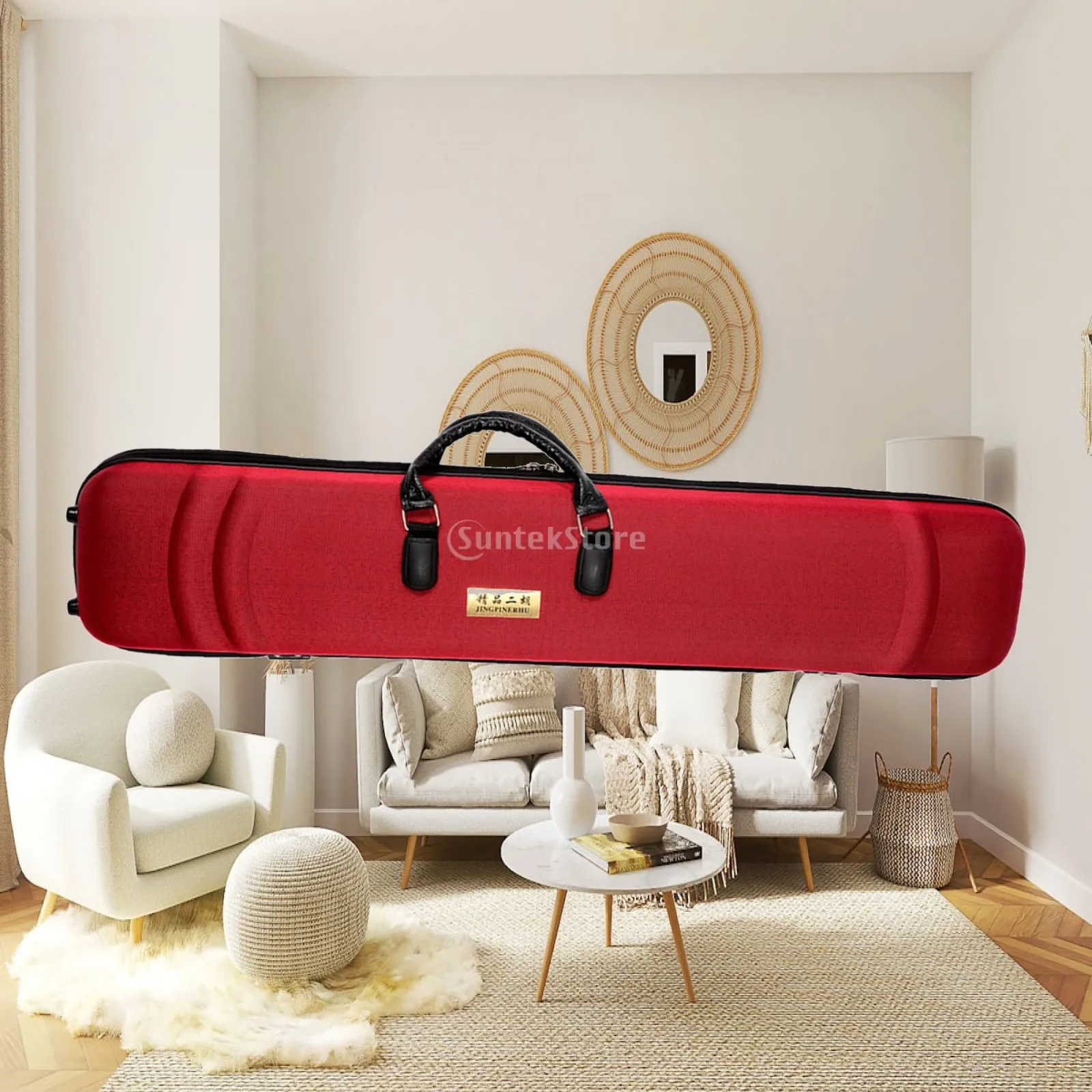 Erhu Bag Musical Instrument Accessories Thickened Waterproof Easy Carry Instrument Accessory Travel Stage Performance Show