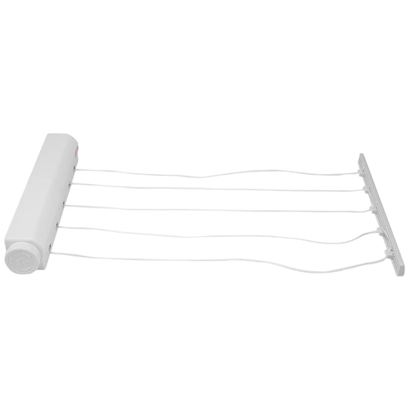 

Retractable Clothesline Telescopic Indoor Outdoor Wall Mounted Clothes Dryer Line Drying Rope Hanger