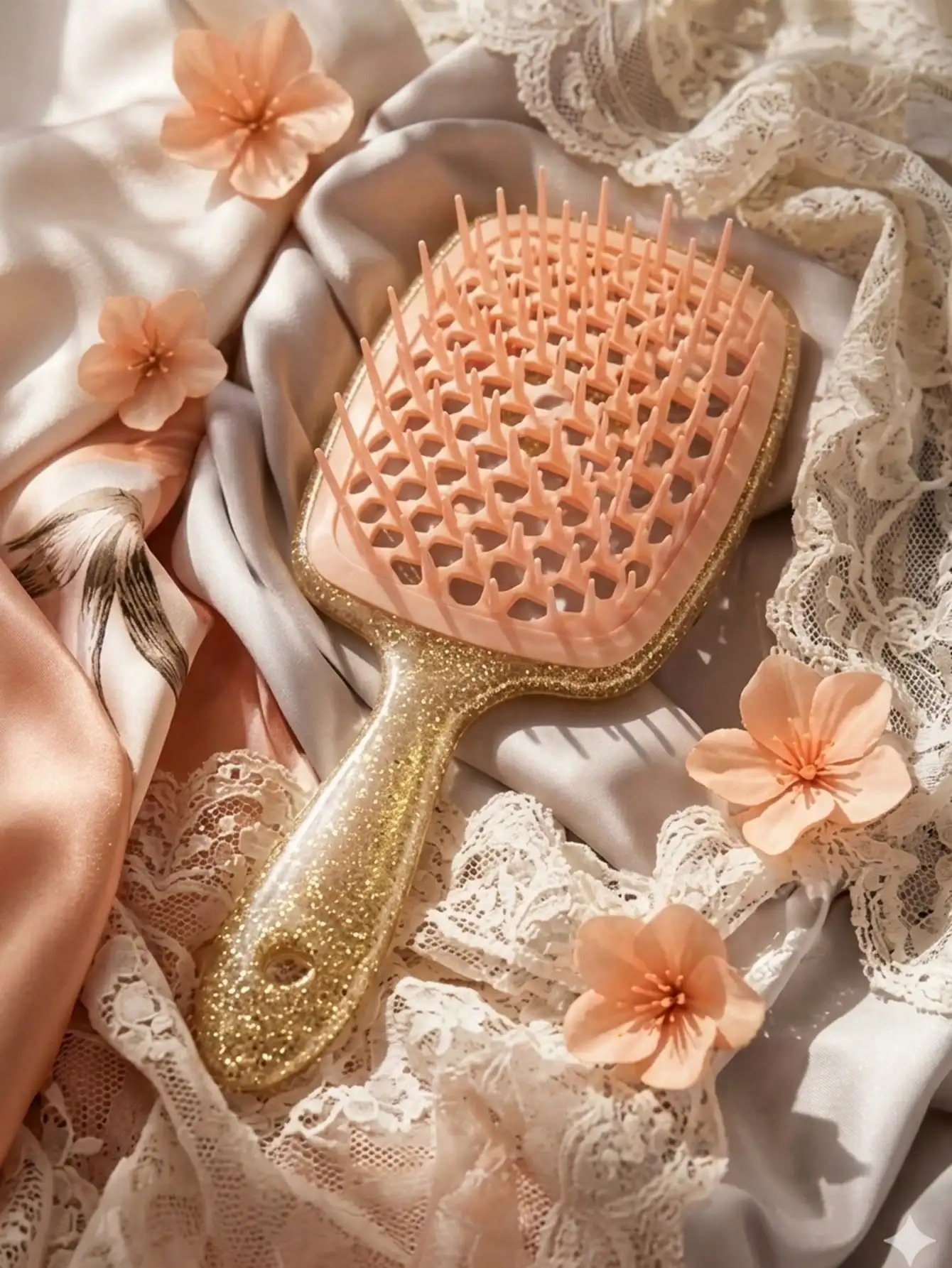 

WANMEI 1pc Volumizing Hair Comb, Flexible Hollow Comb For Detangling, Dry/Wet Use Massage Comb, Anti-Static Hair Brush, Fluffy Hair Styling Comb, Hair Accessories