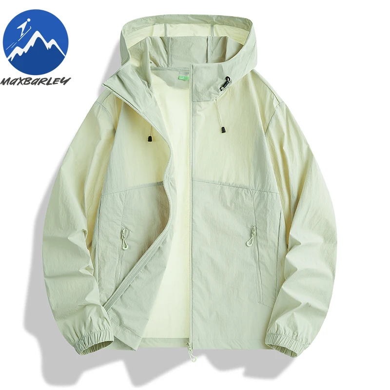 

Maxbarley Summer Anti-UV Jackets Men Casual Outdoor Quick Drying Sun Protective Windbreaker Women Running Camping Climbing Coat