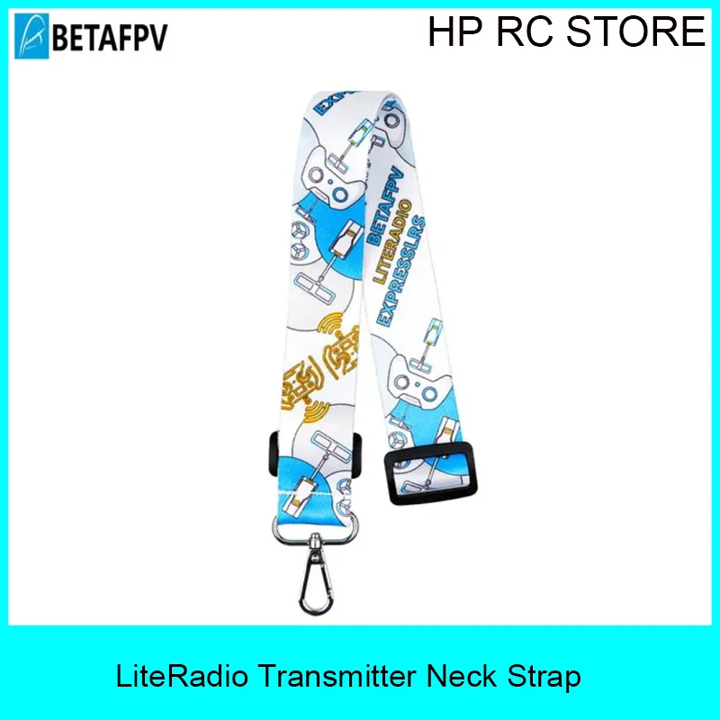 BETAFPV Neck Strap for LiteRadio 3/S E Adjustable 44-60cm Metal Buckle for Frsky Jumper T-Lite Futaba