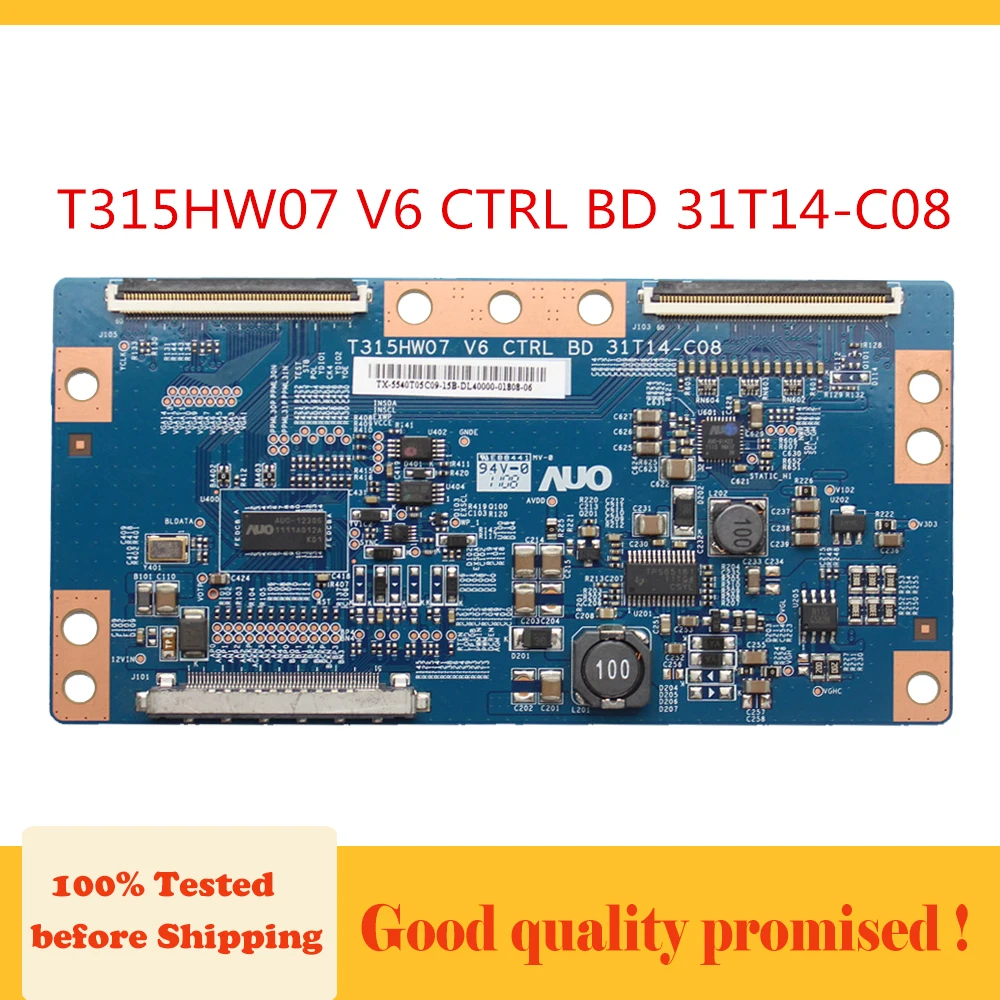 

Tcon Board T315HW07 V6 CTRL BD 31T14-C08 for TV Professional Test Board Free Shipping T315HW07 V6 31T14-C08 T-con Board