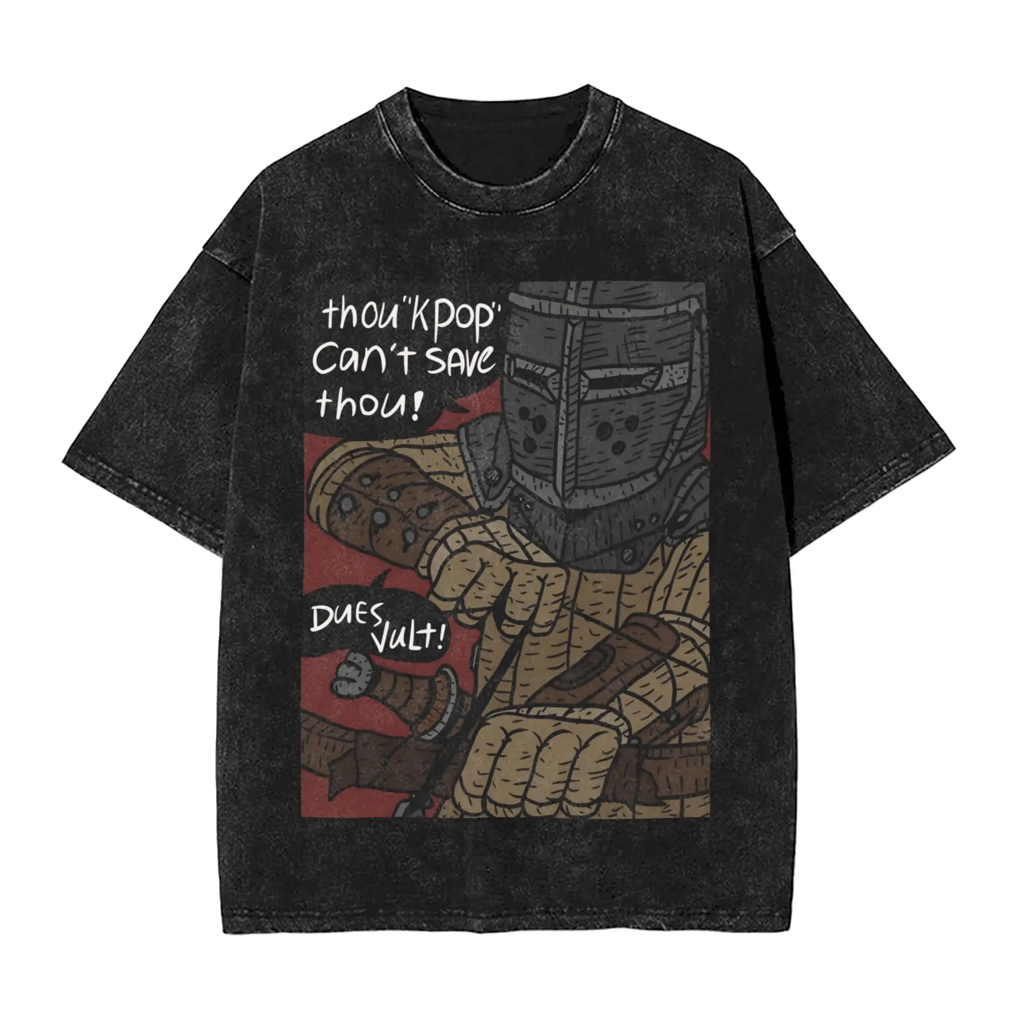 Kingdom Come Deliverance Gaming Graphic T Shirt  Loose T Shirts Short Sleeve Y2K Fun Tshirt Summer O Neck Oversize Clothing