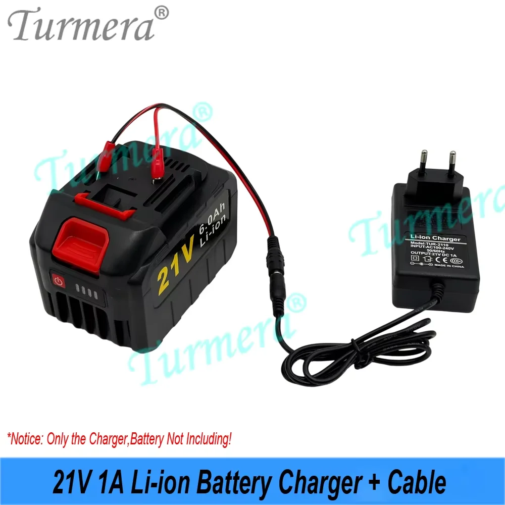 Turmera Screwdriver Battery Case A3 20V 5X 10X 15X 21700 Battery Holder with 40A BMS for Replace 18V 21V Power Tool Drill Use
