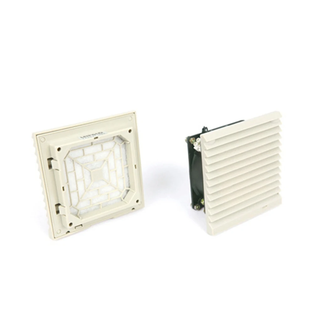 Electric Cabinet Fan Filter Enclosure Ventilation Shutter Cover Filtration