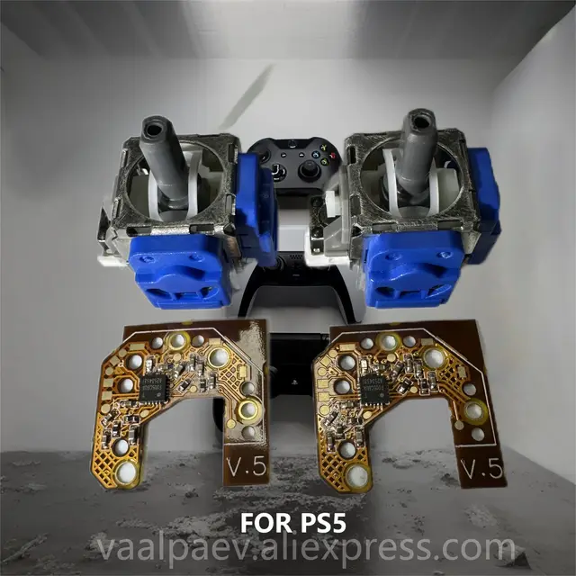 1 ~ 50 para efekt halla 3D analogowy Joystick ze sterownikiem PCB dla PS4 PS5 XBOX wersja Perfect Anti-Drift naprawa