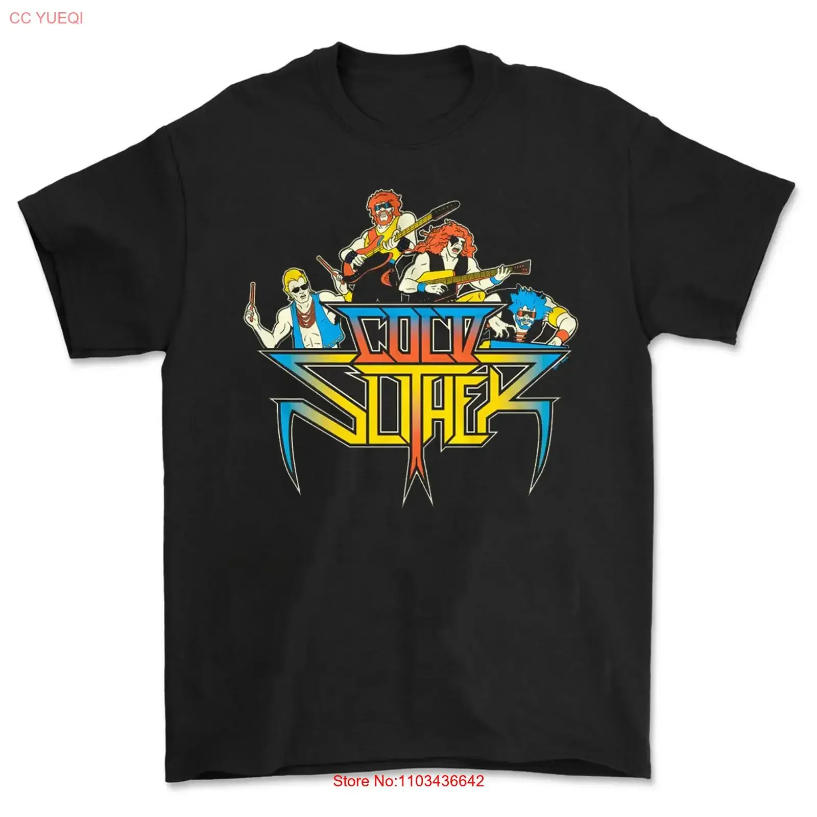 Cold Slither Band Baumwoll-T-Shirt in voller Größe GE574, Vintage, gewaschen, lässig, weich, Unisex, leicht stilvoll, mit Grafik