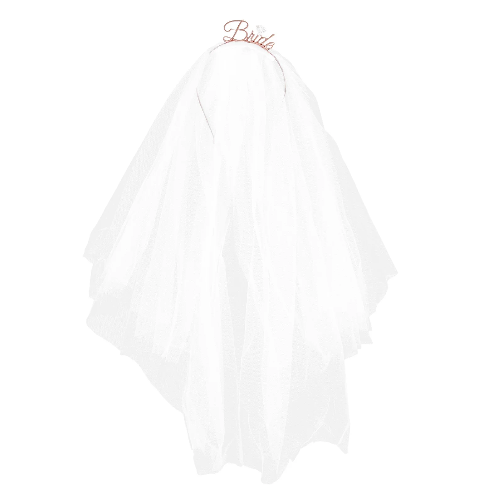 

Bridal Headband Veil Set Rhinestone Bride Hairband Short Tulle Veil Wedding Lace Veils Bachelorette Party Bridal Headband