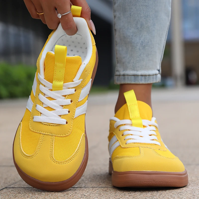 Breitspitzige Zero-Drop Anti-Rutsch Herren Hochwertige Casual Sneakers Unisex Barfußschuhe Atmungsaktive Mesh-Schuhe für Straßenläufe und Jogging – Detail 10