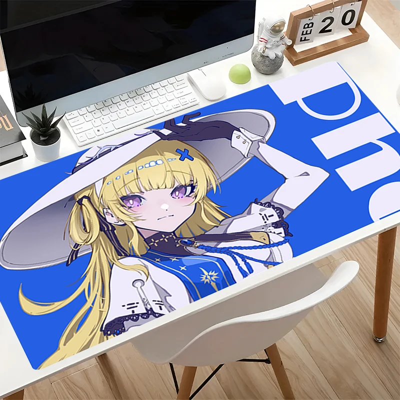 Anime Mouse Pad Non-Slip Gaming Accessories kawaii Computer Desk Mat Gamer Extended Keyboard Pad Wuthering Waves Phoebe Mousepad