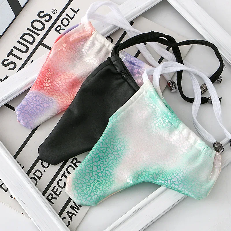 Netted for Adult Fun Faux Leather Wearable JJ Ring Super Thin and Tempting Male Erotica Penis Bag