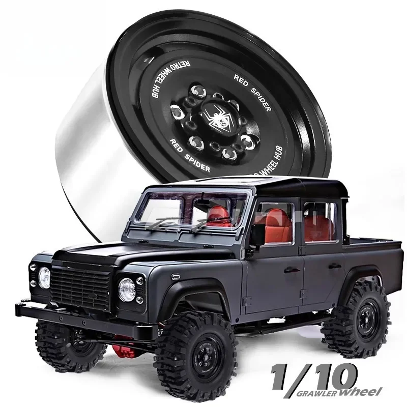 RS RC معدن 1.9 "Beadlock عجلة ريم الإطارات مجموعة ل 1/10 RC الزاحف سيارة محوري SCX10 الشبح RR10 كابرا Traxxas TRX4 YK4082 YK4083